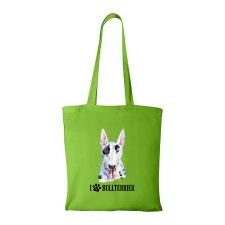 Bullterrier - Bevásárló táska zöld v2 ajándéktárgy