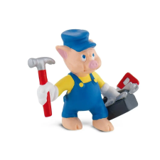 Bullyland 12492 Disney - A három kismalac: Építész malacka játékfigura