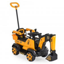 BUMBLEBEE ráülős akkus vezethető kotrógép 50kg-ig SÁRGA/FEKETE autópálya és játékautó