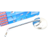 bumm Tükör rozsdamentes acélból, 1 darab tükörüveg átmérő 110mm Kreidler Florett RS, RMC, Hercules, Puch, Zündapp mopedhez/mokickhoz