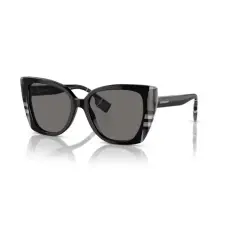 Burberry BE4393 405181 MERYL BLACK/CHECK WHITE BLACK DARK GREY POLARIZED napszemüveg napszemüveg