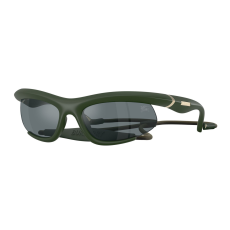 Burberry BE4462 41556G Rubber Green Grey Mirror Black napszemüveg