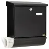 BURG WACHTER ComfortSet 91300 S nagyméretű kerítésen kívüli postaláda újságtartóval