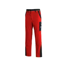  BURGIA IMAGE derekas munkanadrág 245g/m2 piros-fekete -60