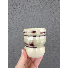  Burgundi&amp;Beige Wavy Cup bögrék, csészék