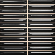 Burkolat Vilar Albaro Arrow black 20x20 cm dombor ARROW151BK csempe