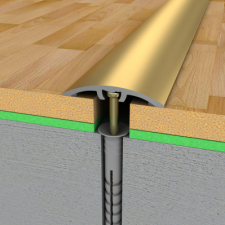  Burkolatváltó A64 3m Pattintós Arany élvédő, sín, szegélyelem