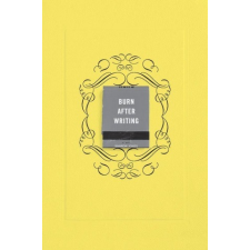 Burn After Writing (Yellow) idegen nyelvű könyv