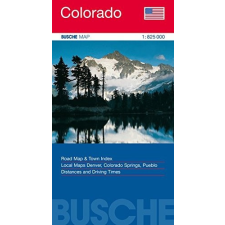 Busche map Colorado térkép Busche Map 1:825 000 térkép