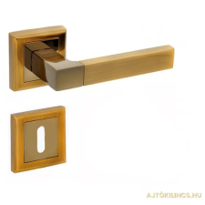 Bussare Stricto 67-30 Négyzetrozettás Antik Súrolt Felületcsak Kilincs Felső Rozettán zár és alkatrészei