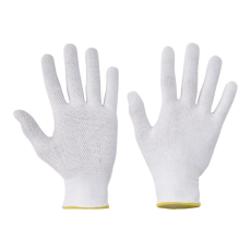  BUSTARD Evo kötött mikropöttyös fehér varratmentes réteges kesztyű 9