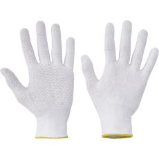  BUSTARD EVO VAM pamutkesztyű+PVC fehér 9