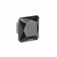 Bútorfogantyú APRILE 1065-S LC-BK - Fényes króm / fekete crystal zár és alkatrészei
