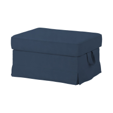 Bútorhuzatok.hu Ektorp lábtartó huzat - Hanna denim lakástextília