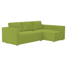 Bútorhuzatok.hu Manstad kanapé huzat jobb oldali ágyneműtartóval - Hanna zöld lakástextília