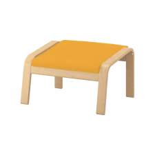 Bútorhuzatok.hu Poang lábtartóhuzat - Hanna sárga lakástextília