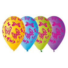  Butterflies, Pillangó léggömb, lufi 5 db-os 12 inch (30cm) party kellék