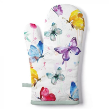 Butterfly Collection white edényfogó kesztyű 18x30cm,100% pamut konyhai eszköz