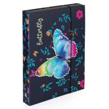  Butterfly pillangós füzetbox - A4 - kék füzetbox