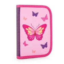 Butterfly pink pillangós kihajthatós tolltartó - két klapnis - OXY BAG tolltartó
