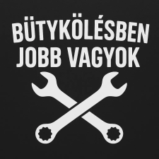  Bütykölésben jobb vagyok matrica 20cm autó dekoráció