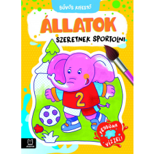  - Bűvös kifestő - Állatok szeretnek sportolni - Fessünk vízzel! egyéb könyv