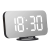 Buxton Tükör kijelzős ébresztő óra hőmérséklet jelző funkcióval fehér