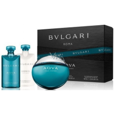 Bvlgari Aqva Pour Homme SET: edt 50ml + tusfürdő gél 40ml + After shave balm 40ml kozmetikai ajándékcsomag