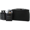 Bvlgari Man Black Cologne SET: edt 100ml + after shave balm 75ml + tusfürdő gél 75ml + Kozmetikumi táska