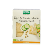 Byodo Kenyérlapok rizs-csicseriborsó - 120g - bio pékárú
