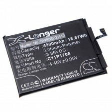  C11P1706 Akkumulátor 4900 mAh mobiltelefon akkumulátor