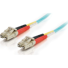 C2G 85549 InfiniBand és száloptikai kábel 1 M LC OFNR Türkizkék (85549) kábel és adapter
