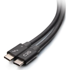 C2G C2G28886 0,8 M 40 Gbit/s Fekete (C2G28886) kábel és adapter