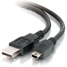 C2G USB 2.0 A/Mini-USB Összekötő Fekete 1m 81580 kábel és adapter