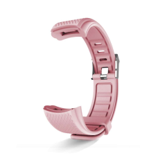 C6 okoskarkötő Szilikon óraszíj - okosóra pótszíj - Pink okosóra kellék