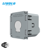  C706WF LIVOLO 106 alternatív WiFi okos váltókapcsoló érintőpanel, Fázis-Nulla bekötés, 240V 5A