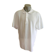  C&amp;A fehér galléros póló (méret: XL) férfi póló