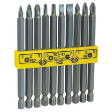 C.K. T4525 Csavarhúzó bits készlet 10 részes, vegyes hosszúság (T4525) szerszám kiegészítő