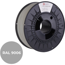 C-Tech PREMIUM LINE PLA 3D nyomtatószál, fehéralumínium RAL9006 nyomtató kellék