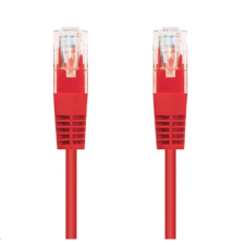 C-Tech UTP CAT5E Összekötő Piros 50cm CB-PP5-05R kábel és adapter
