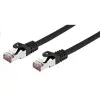 C-Tech UTP CAT6 Összekötő Fekete 2m CB-PP6F-2BK
