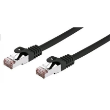 C-Tech UTP CAT6 Összekötő Fekete 2m CB-PP6F-2BK kábel és adapter
