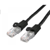 C-Tech UTP CAT6 Összekötő Fekete 3m CB-PP6-3BK