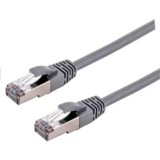 C-Tech UTP CAT6A Összekötő Szürke 50cm CB-PP6A-05 (CB-PP6A-05) kábel és adapter