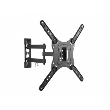 Cabletech Fali tartó 23-55 hüvelykes fekete LPA51-443 (függőlegesen és vízszintesen állítható) tv állvány és fali konzol