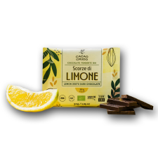 Cacao Crudo Raw Étcsokoládé citromhéjjal, BIO, 30 g *IT-BIO-006 tanúsítvány csokoládé és édesség
