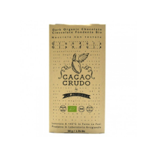 Cacao Crudo Raw Gianduja étcsokoládé, 50 g *IT-BIO-006 tanúsítvány csokoládé és édesség
