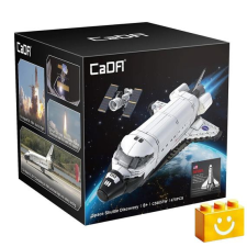 CaDA C56051W - Discovery Űrsikló építőjáték - 100% kompatibilis minden más kedvelt márkával barkácsolás, építés