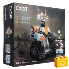 CaDA C83002W - Távirányítós Z-BOT Kódoló Robot - 100% technic-kompatibilis építőjáték barkácsolás, építés