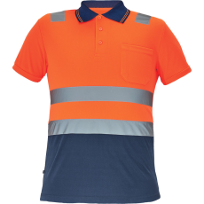  CADIZ HV galléros póló narancs/navy 4XL